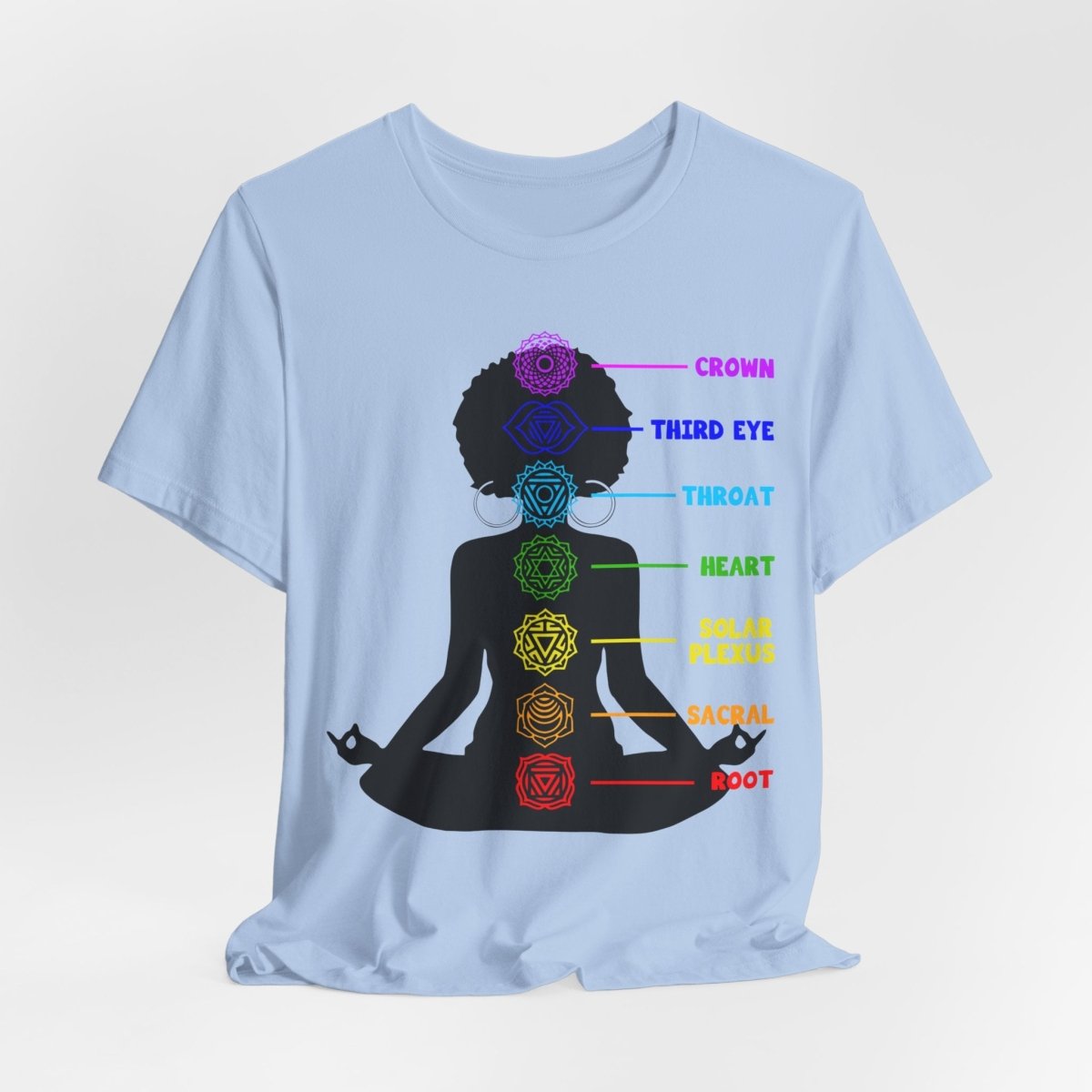 Afro Chakras Sweatshirt - Afrocentric Art by The Trini Gee