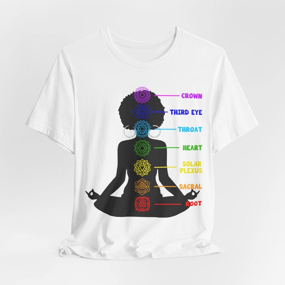 Afro Chakras Sweatshirt - Afrocentric Art by The Trini Gee