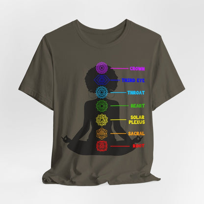 Afro Chakras Sweatshirt - Afrocentric Art by The Trini Gee