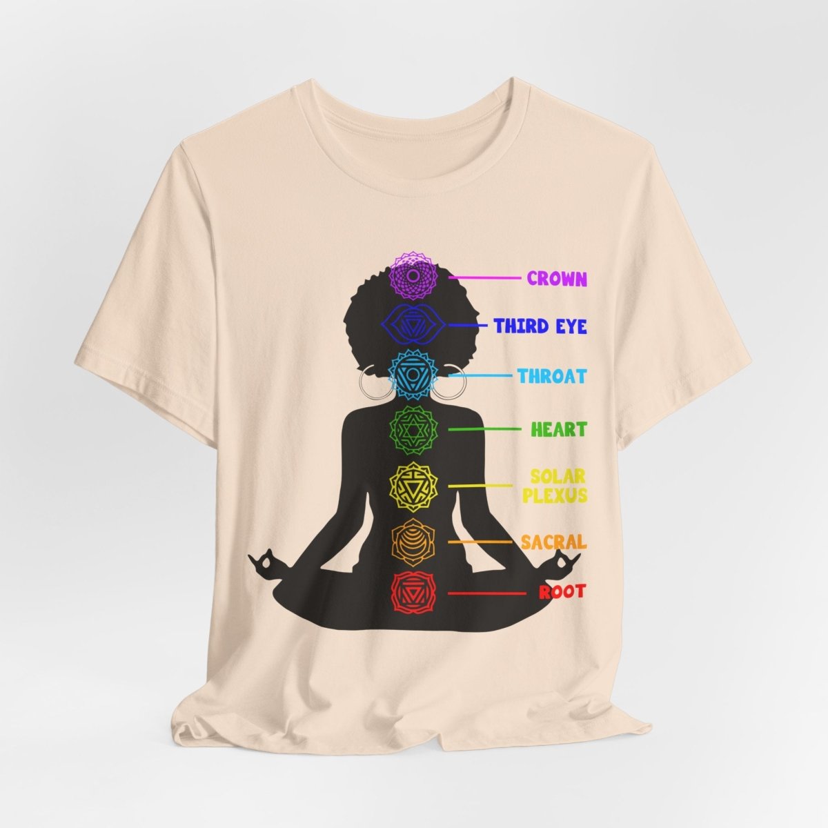 Afro Chakras Sweatshirt - Afrocentric Art by The Trini Gee