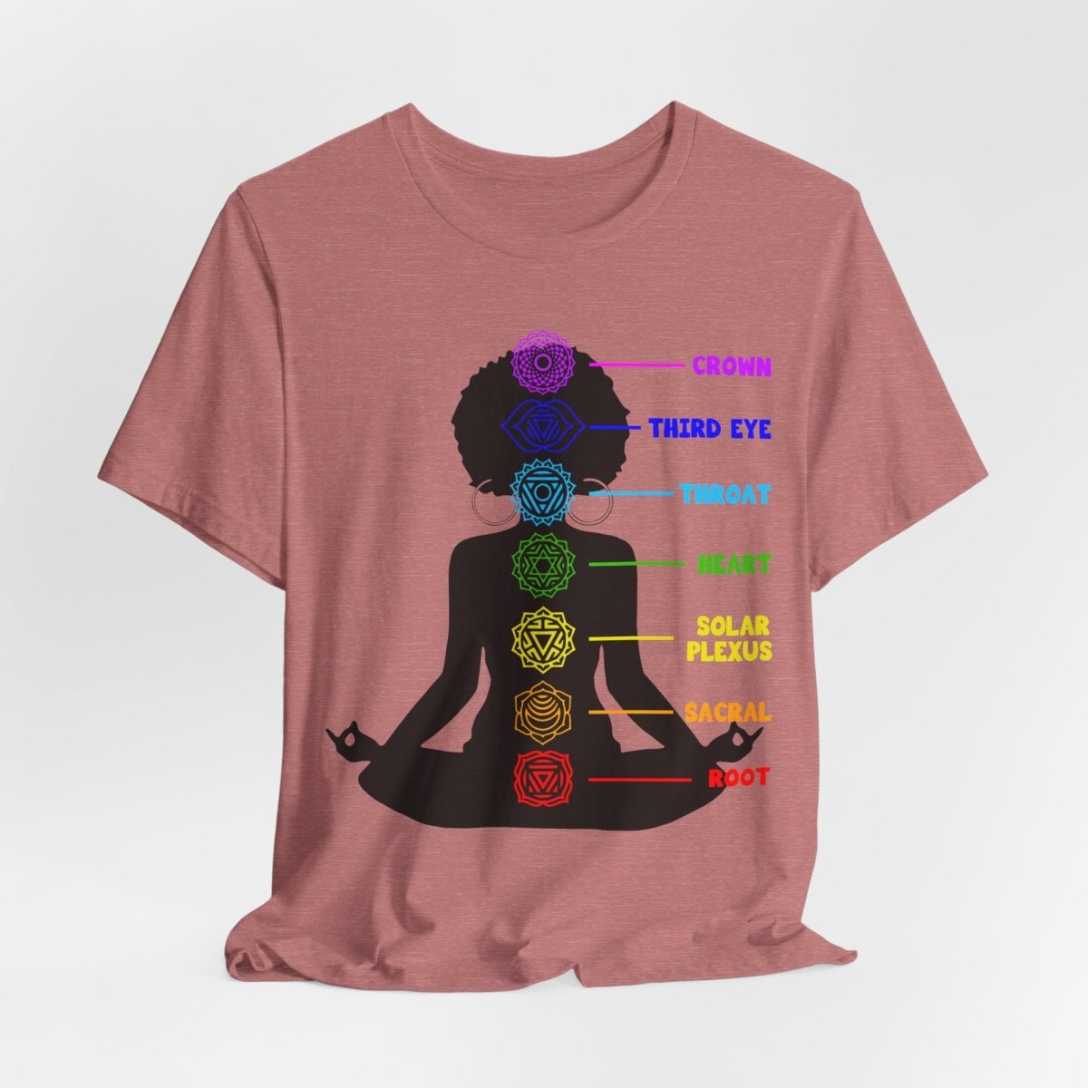 Afro Chakras Sweatshirt - Afrocentric Art by The Trini Gee