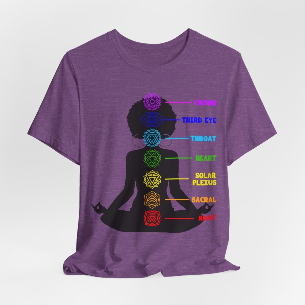 Afro Chakras Sweatshirt - Afrocentric Art by The Trini Gee
