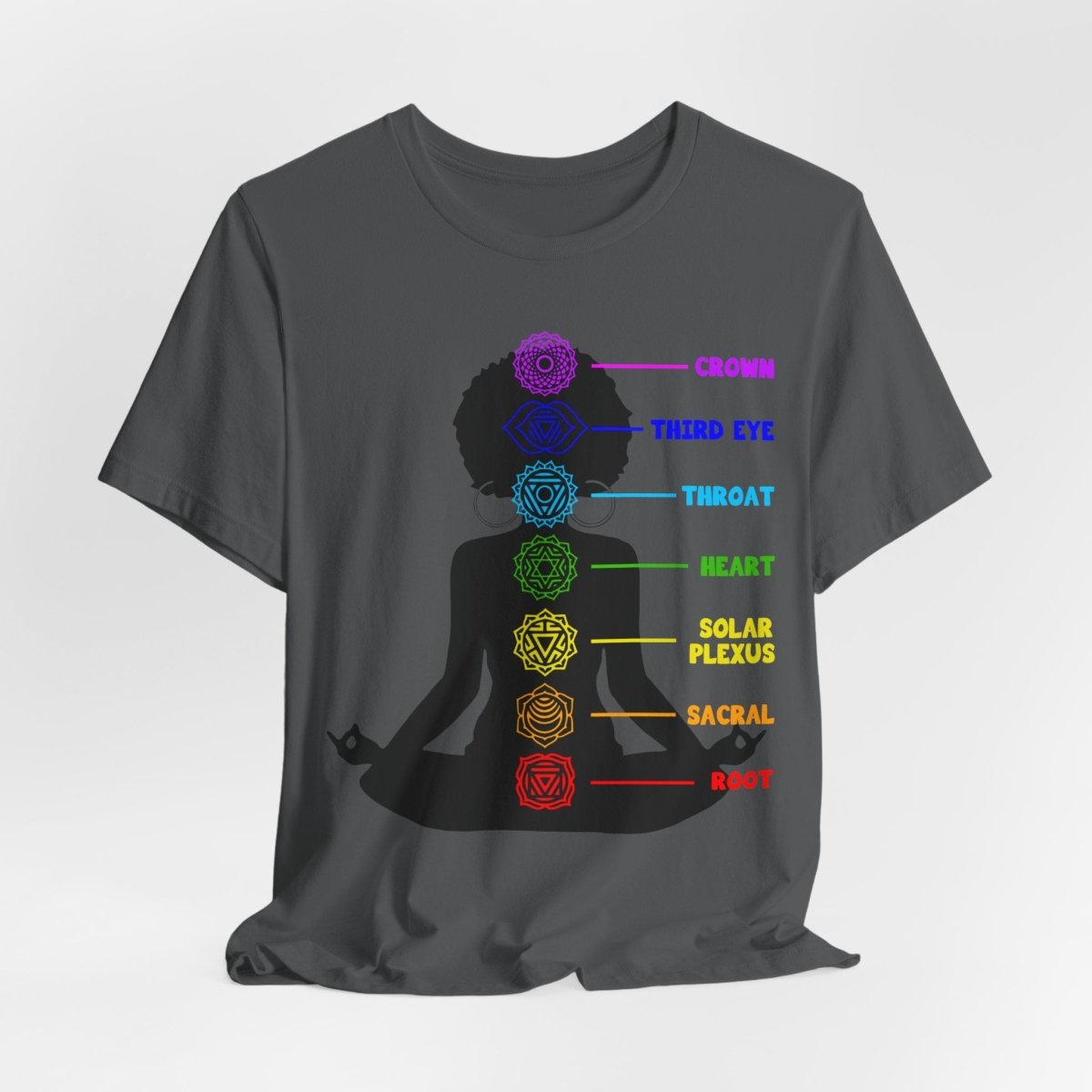 Afro Chakras Sweatshirt - Afrocentric Art by The Trini Gee