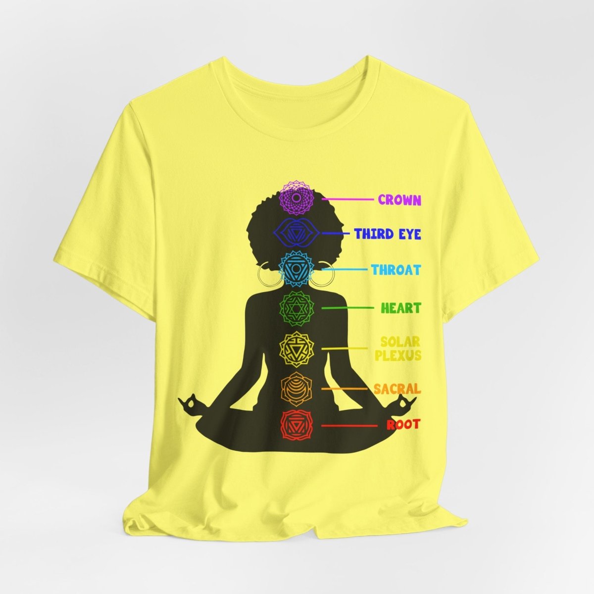 Afro Chakras Sweatshirt - Afrocentric Art by The Trini Gee