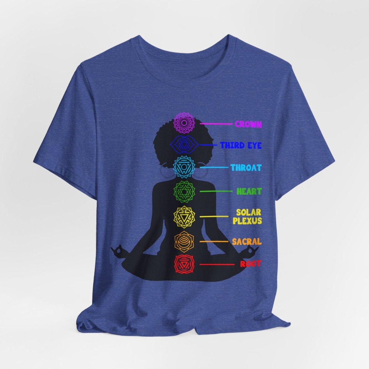 Afro Chakras Sweatshirt - Afrocentric Art by The Trini Gee