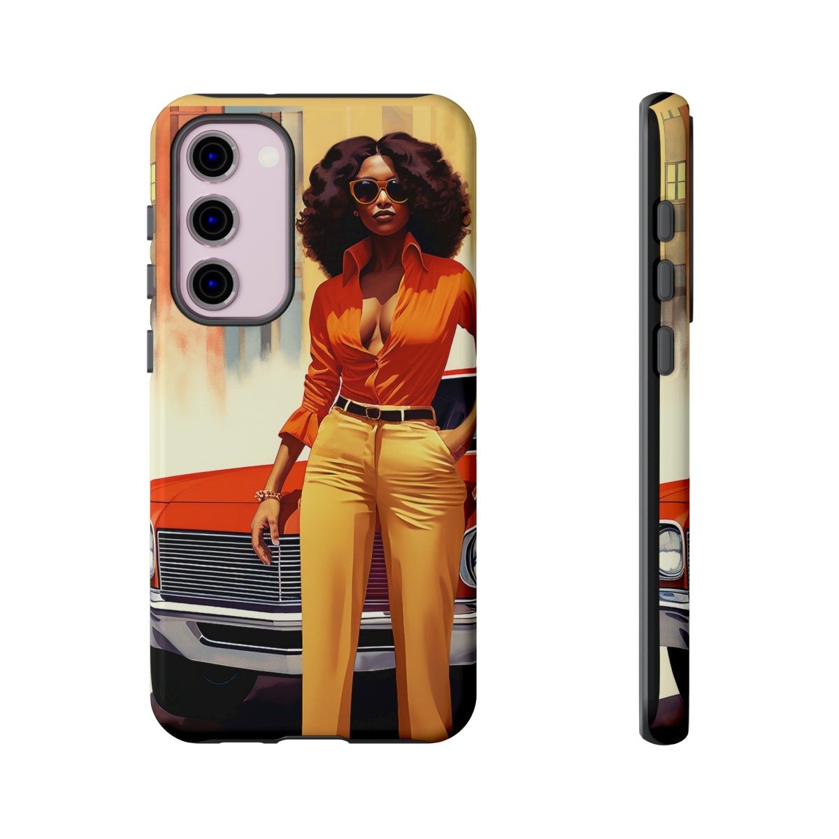 Afro Classic Car Phone Case - The Trini Gee