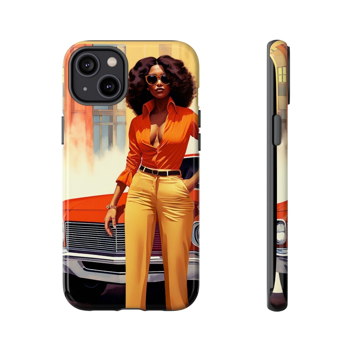 Afro Classic Car Phone Case - The Trini Gee