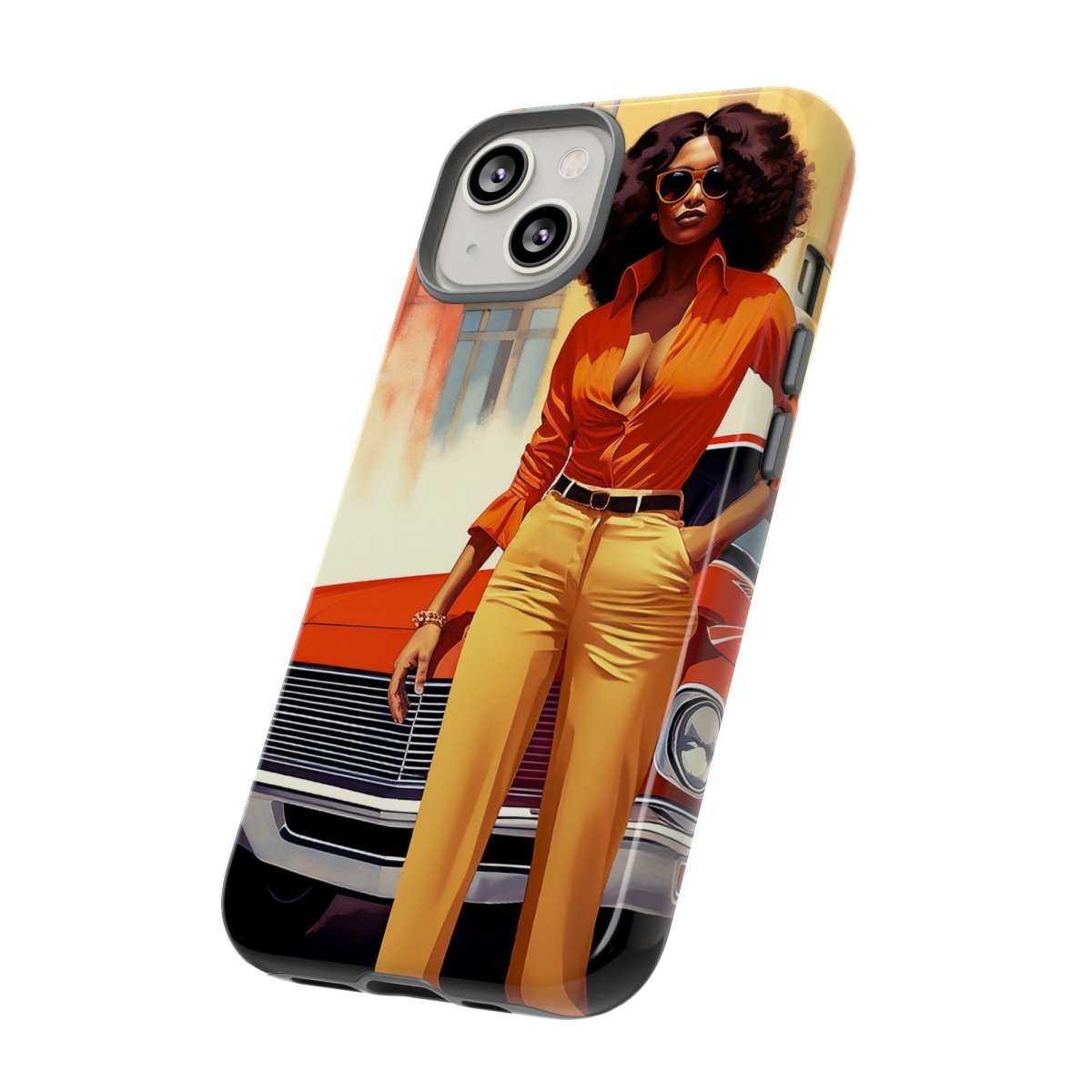 Afro Classic Car Phone Case - The Trini Gee
