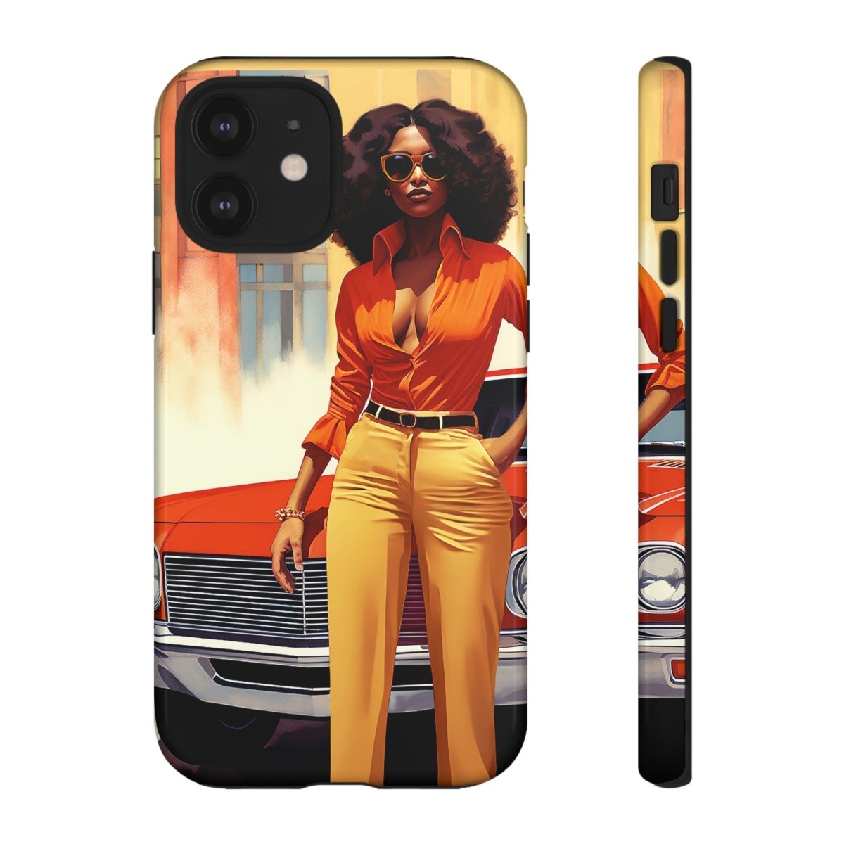 Afro Classic Car Phone Case - The Trini Gee