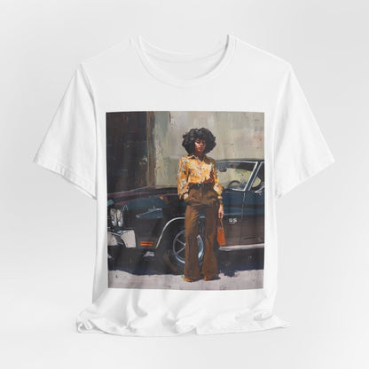 Afro Classic Car Shirt - Afrocentric Art by The Trini Gee