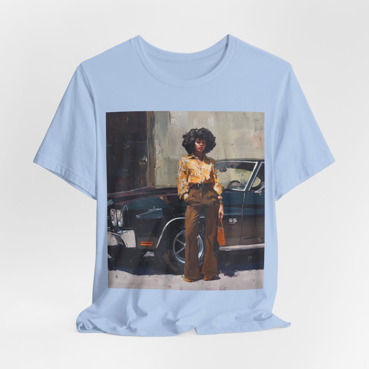 Afro Classic Car Shirt - Afrocentric Art by The Trini Gee