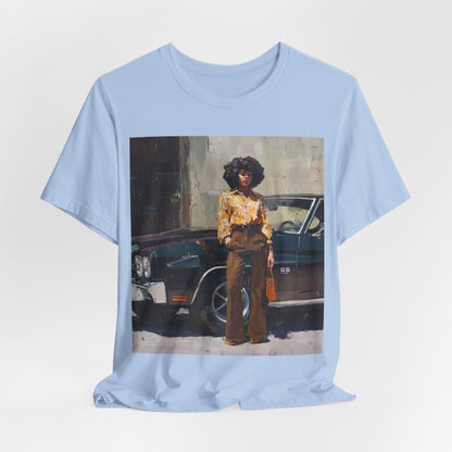 Afro Classic Car Shirt - Afrocentric Art by The Trini Gee