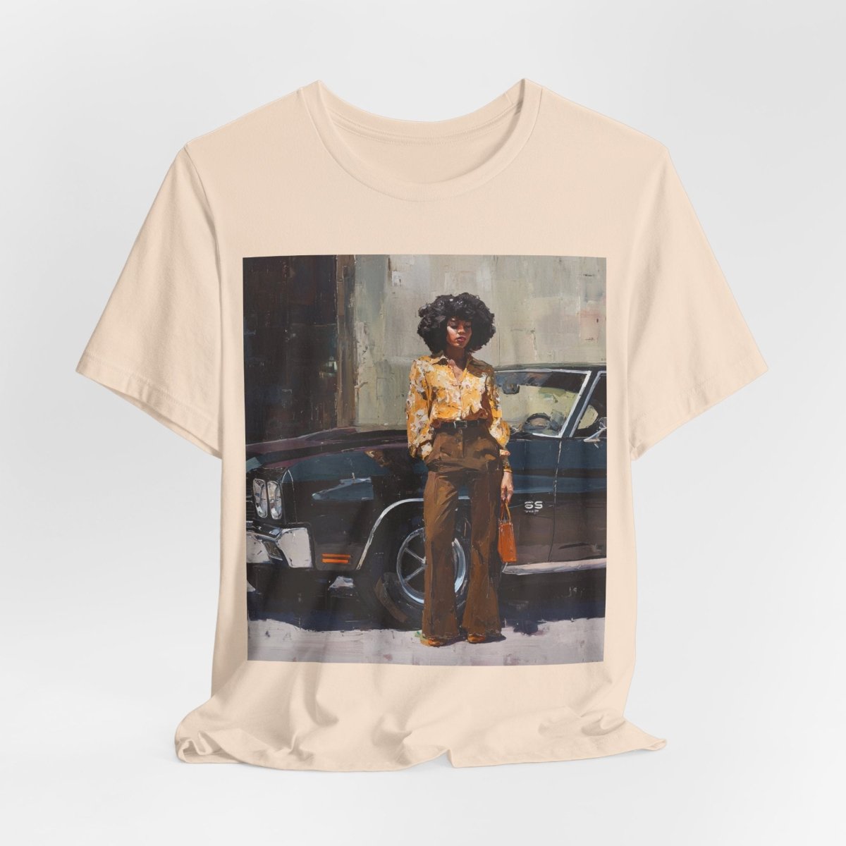 Afro Classic Car Shirt - Afrocentric Art by The Trini Gee