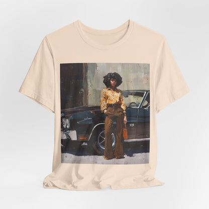 Afro Classic Car Shirt - Afrocentric Art by The Trini Gee