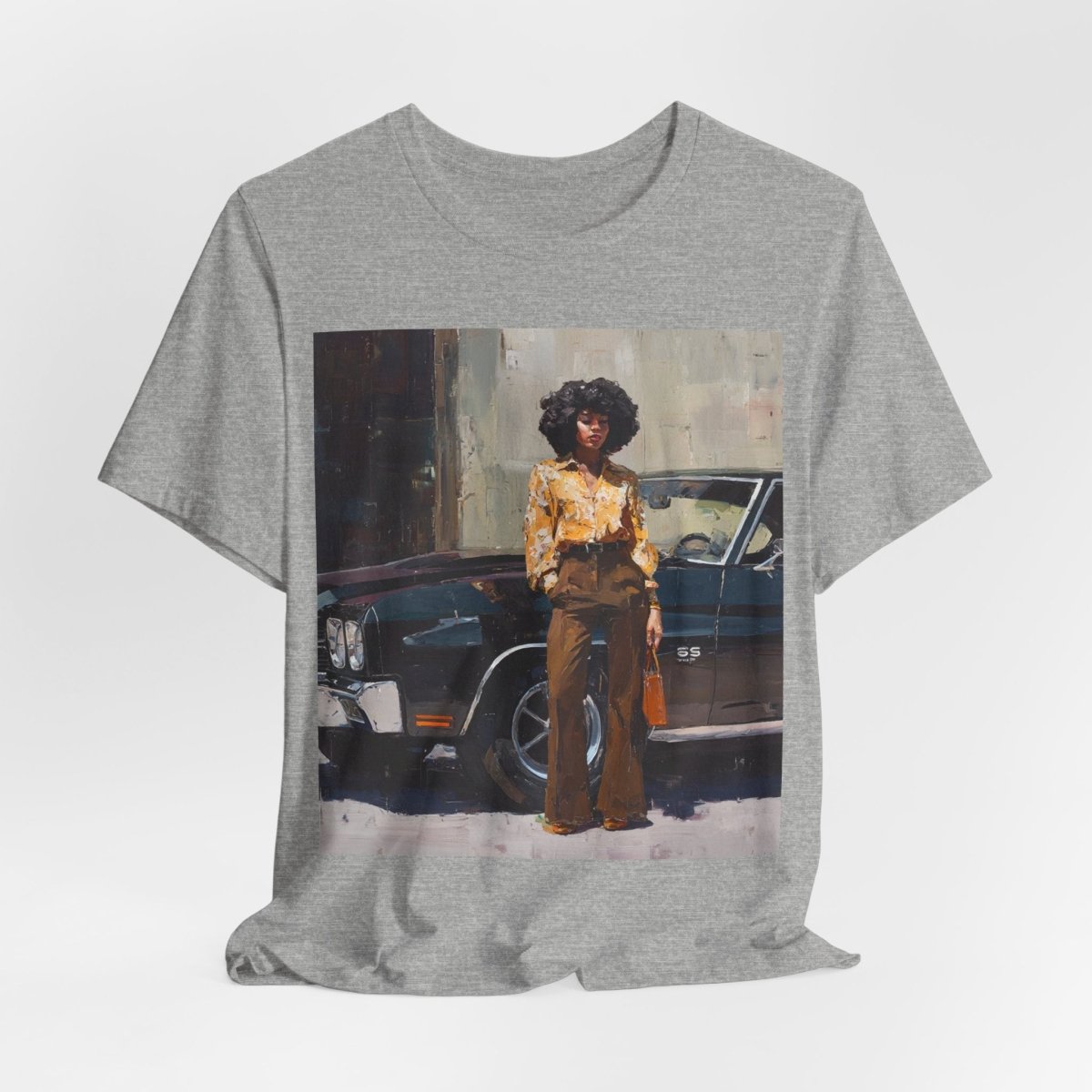 Afro Classic Car Shirt - Afrocentric Art by The Trini Gee