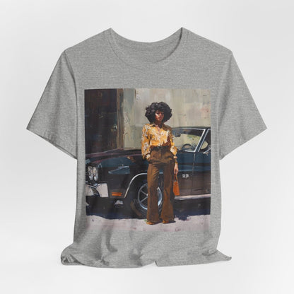 Afro Classic Car Shirt - Afrocentric Art by The Trini Gee