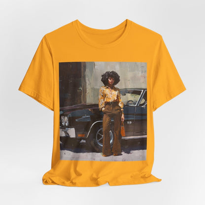 Afro Classic Car Shirt - Afrocentric Art by The Trini Gee