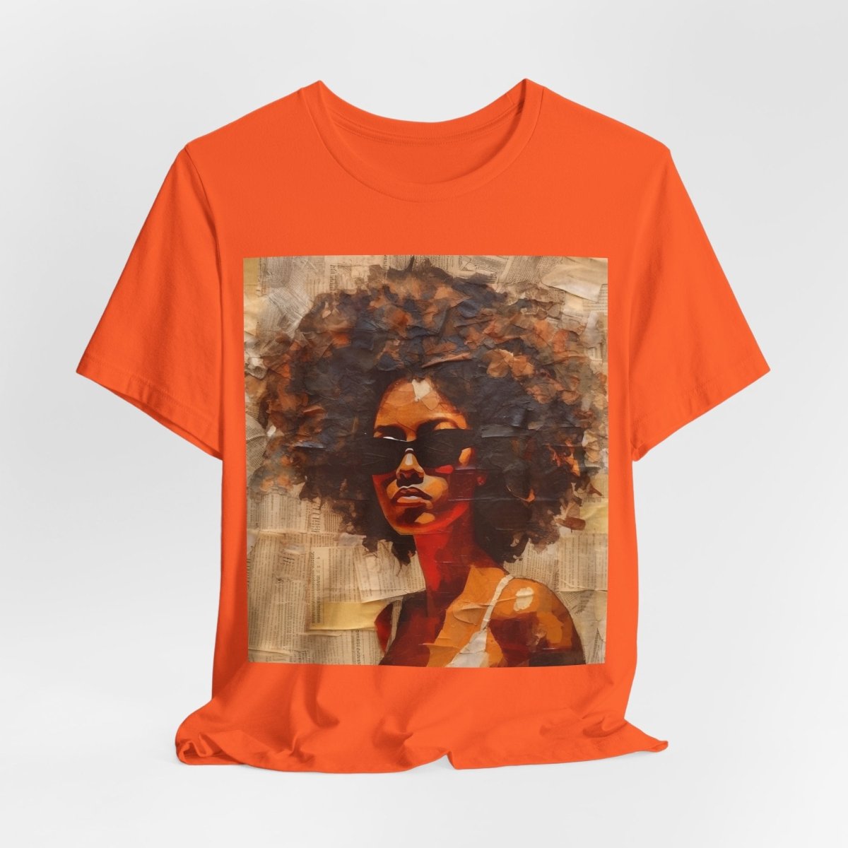 Afro Collage Shirt - Afrocentric Art by The Trini Gee