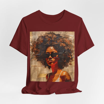 Afro Collage Shirt - Afrocentric Art by The Trini Gee