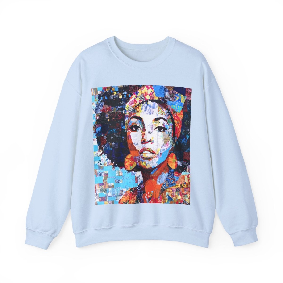 Afro Collage Sweatshirt - Afrocentric Art by The Trini Gee