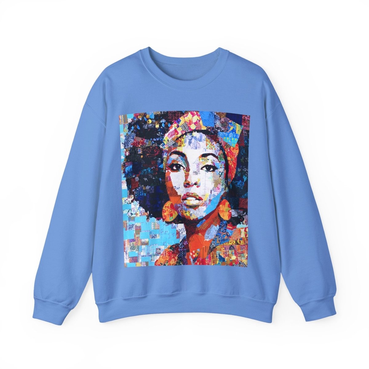Afro Collage Sweatshirt - Afrocentric Art by The Trini Gee