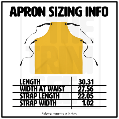 Afro Cuts Apron - Afrocentric Art by The Trini Gee