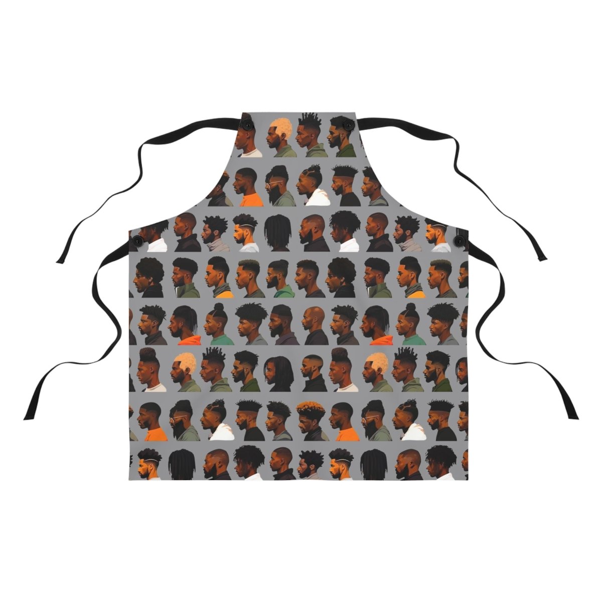 Afro Cuts Apron - Afrocentric Art by The Trini Gee