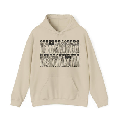 Afro Denim Hoodie - Afrocentric Art by The Trini Gee