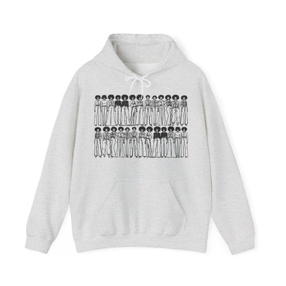 Afro Denim Hoodie - Afrocentric Art by The Trini Gee