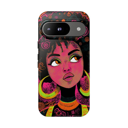 Afro Doodles Phone Cover - The Trini Gee