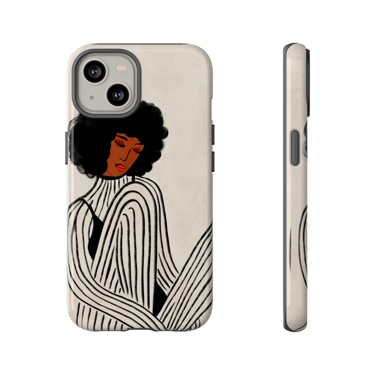 Afro Fashion Lines Phone Case - The Trini Gee