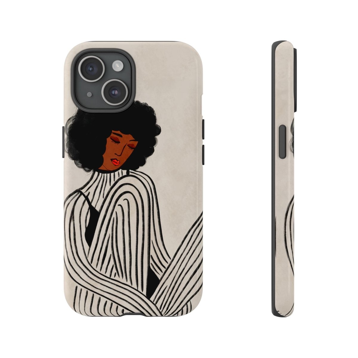 Afro Fashion Lines Phone Case - The Trini Gee