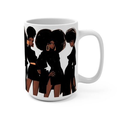 Afro Fashion Mug - Afrocentric Art by The Trini Gee