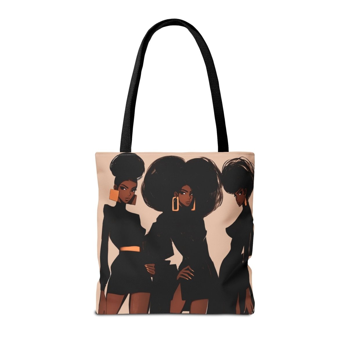 Afro Fashion Tote Bag - Afrocentric Art by The Trini Gee