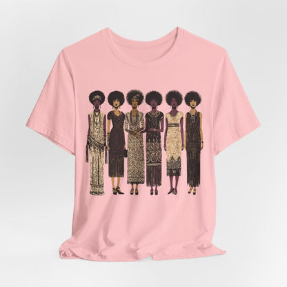 Afro Flappers Shirt - Afrocentric Art by The Trini Gee