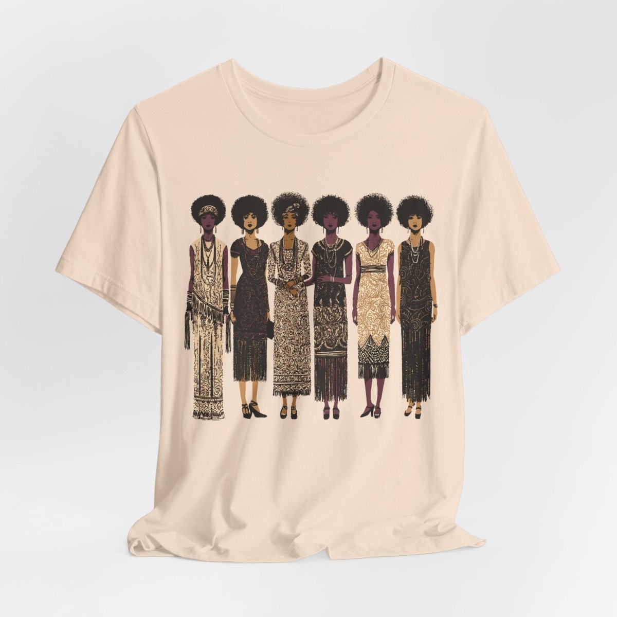 Afro Flappers Shirt - Afrocentric Art by The Trini Gee