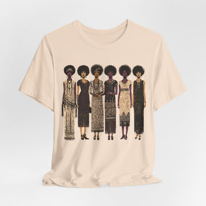Afro Flappers Shirt - Afrocentric Art by The Trini Gee