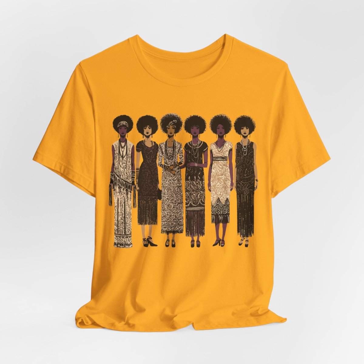 Afro Flappers Shirt - Afrocentric Art by The Trini Gee