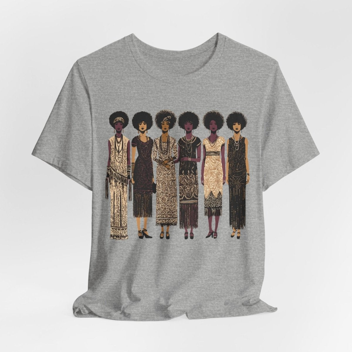 Afro Flappers Shirt - Afrocentric Art by The Trini Gee