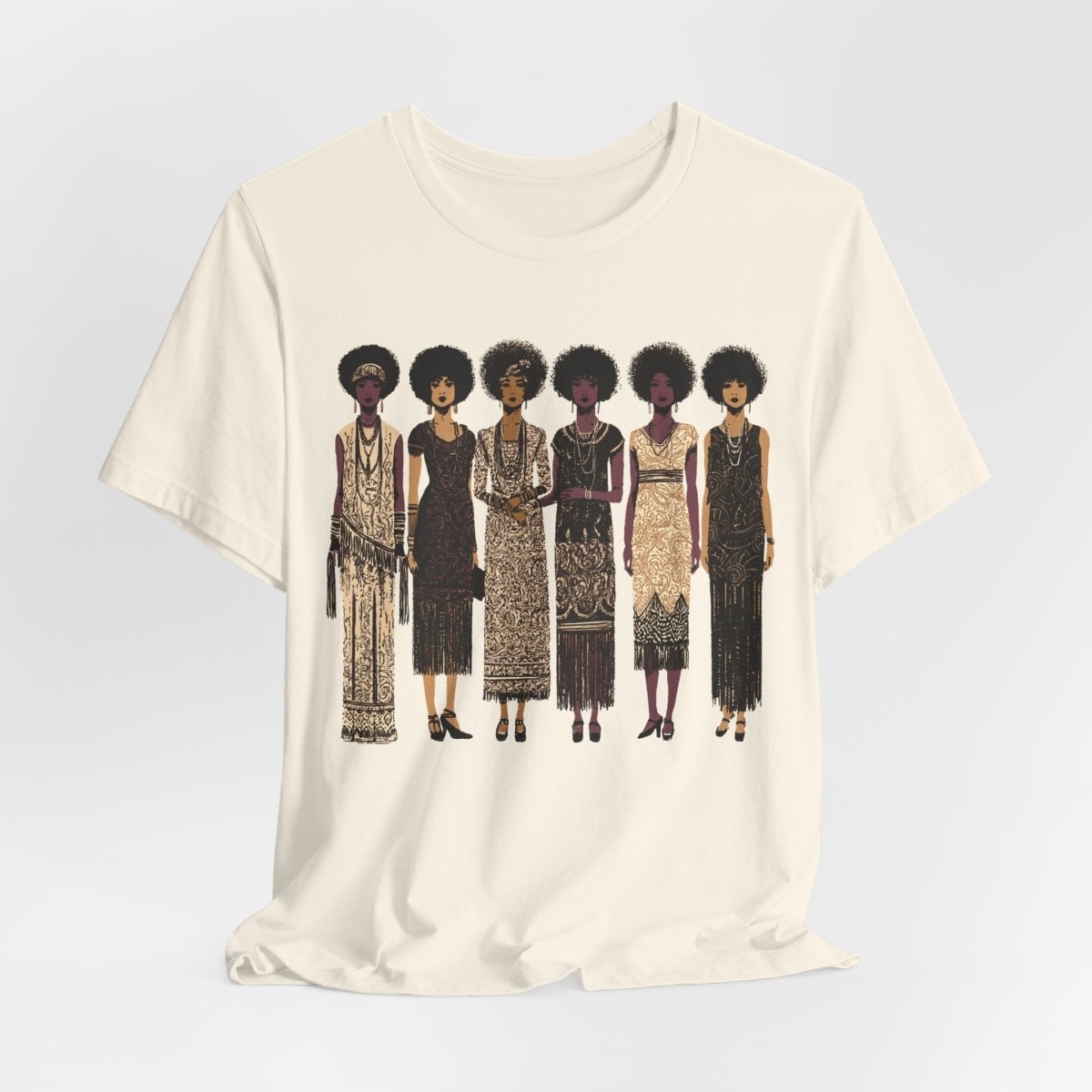 Afro Flappers Shirt - Afrocentric Art by The Trini Gee