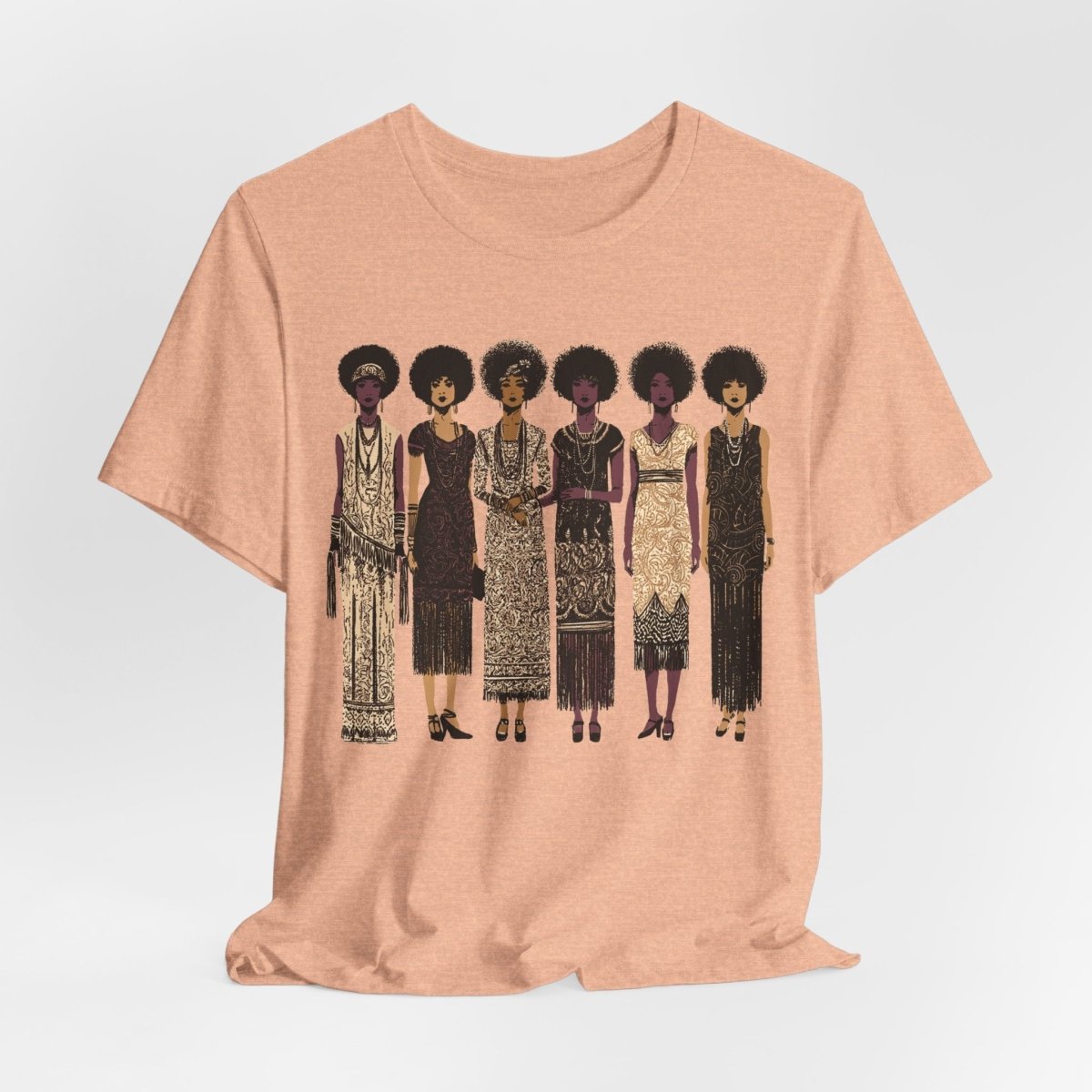 Afro Flappers Shirt - Afrocentric Art by The Trini Gee