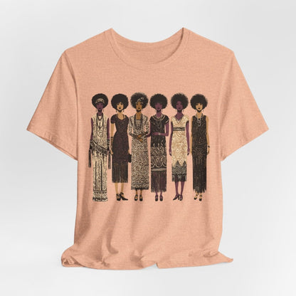Afro Flappers Shirt - Afrocentric Art by The Trini Gee