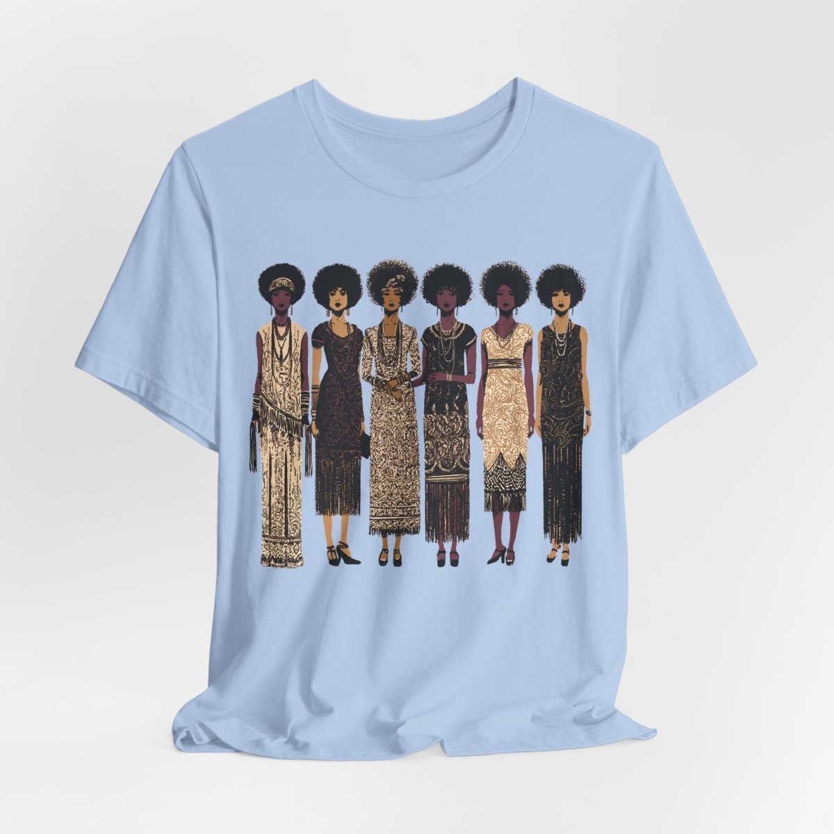 Afro Flappers Shirt - Afrocentric Art by The Trini Gee