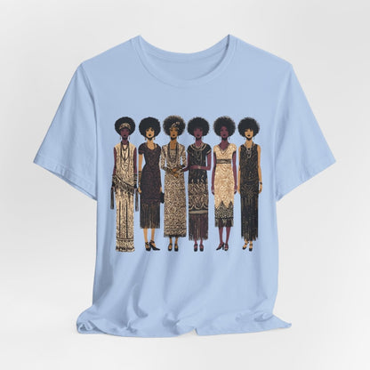 Afro Flappers Shirt - Afrocentric Art by The Trini Gee