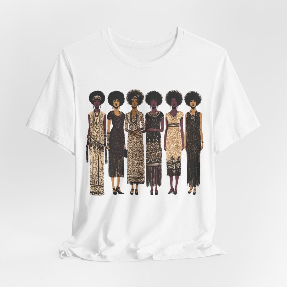 Afro Flappers Shirt - Afrocentric Art by The Trini Gee
