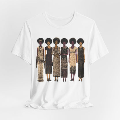 Afro Flappers Shirt - Afrocentric Art by The Trini Gee