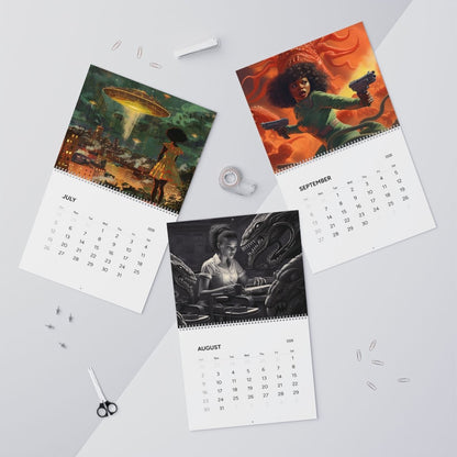 Afro Galactic Her 2026 Calendar - Afrocentric Art by The Trini Gee