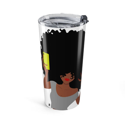 Afro Girls Tumbler - Afrocentric Art by The Trini Gee