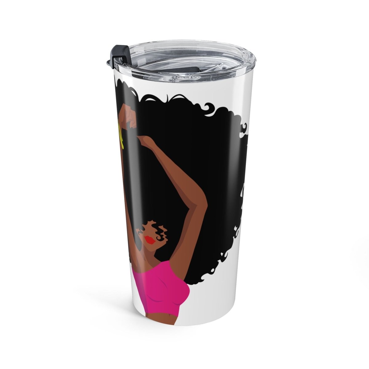 Afro Girls Tumbler - Afrocentric Art by The Trini Gee