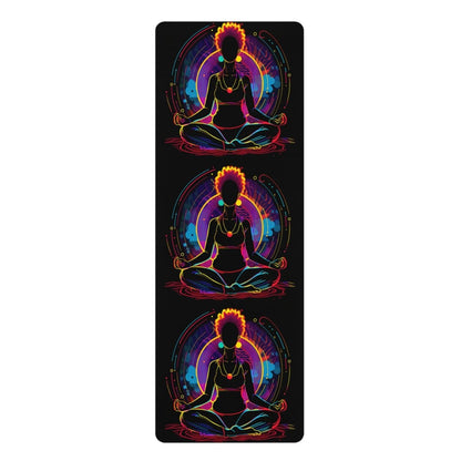 Afro Glow Yoga Mat - The Trini Gee
